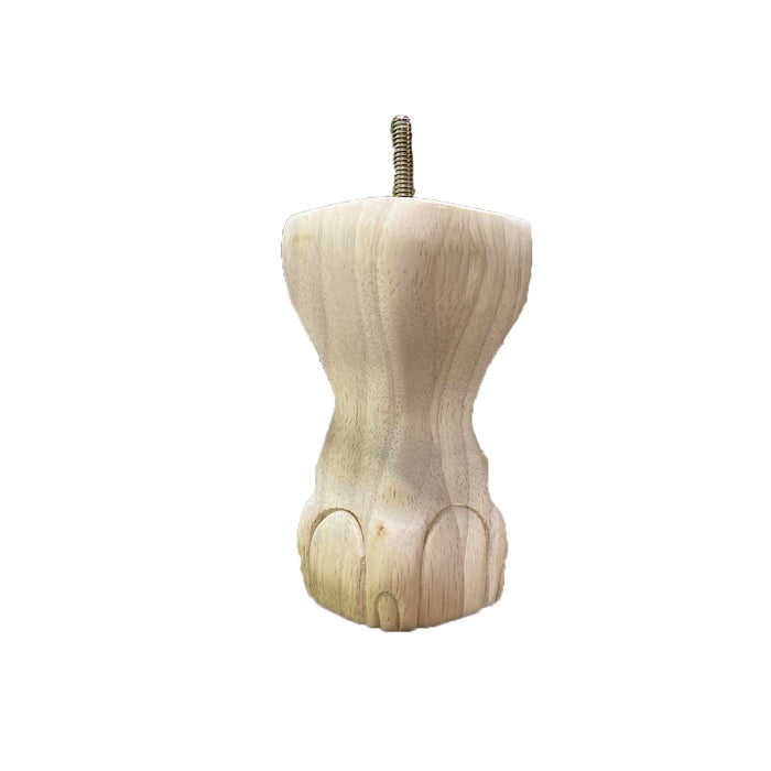 LA4822 Ball & Claw Square Furniture Legs - Unfinished