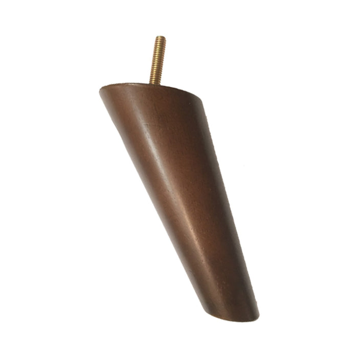LG6251W Turned Tapered Furniture Legs - Walnut Finish