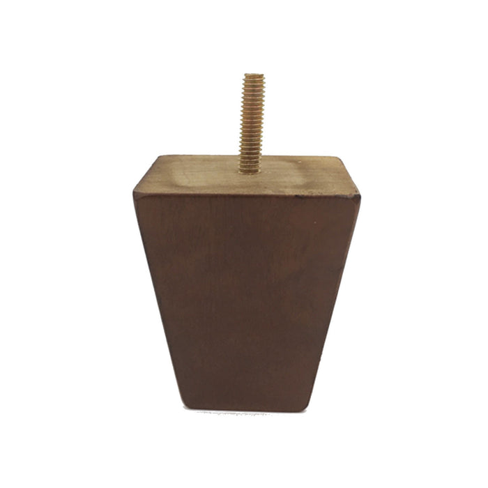 LQ2721W Square Furniture Legs - Walnut Finish