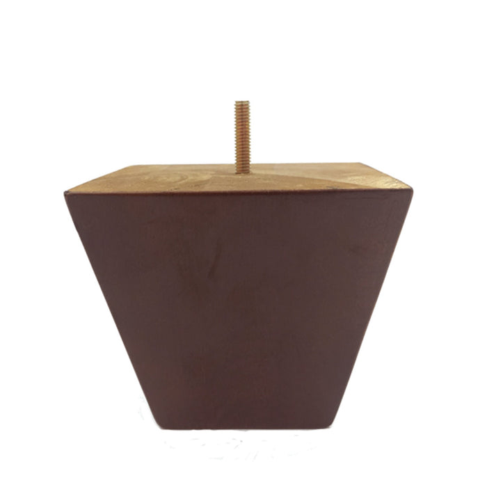 LQ4150W Square Furniture Legs - Walnut Finish
