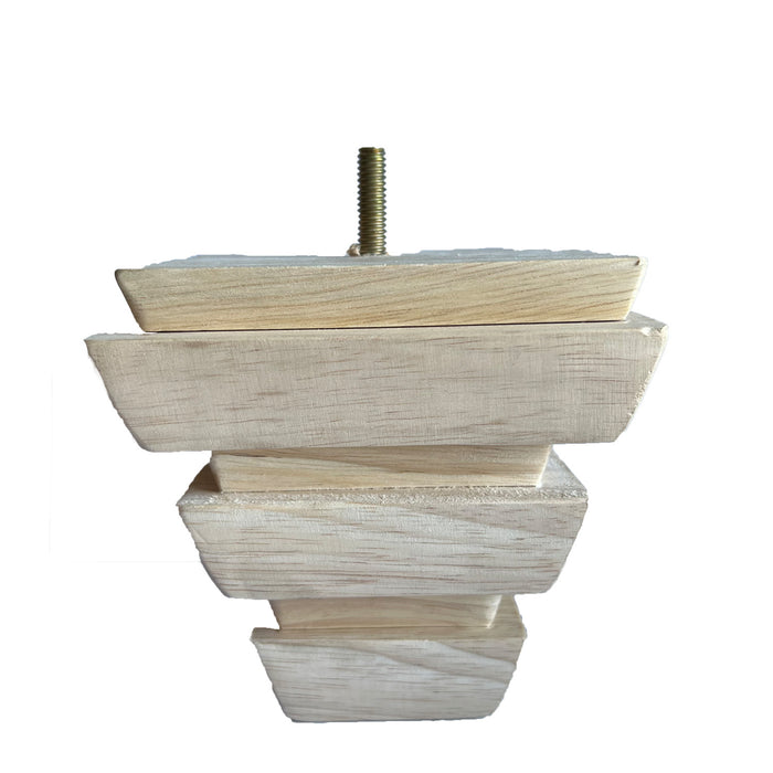 LQS5530 Square Furniture Legs - Unfinished