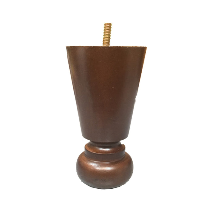 LT4330W Turned Furniture Legs - Walnut Finish