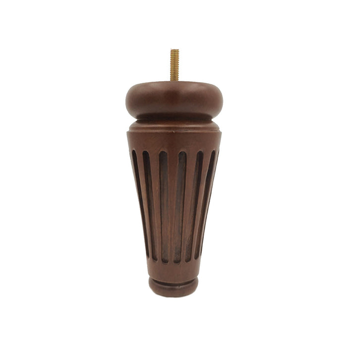 LT5832W Turned Carved Furniture Legs - Walnut finish