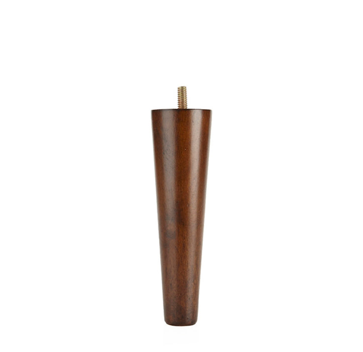 LT8215W Turned Tapered Furniture Legs - Walnut Finish