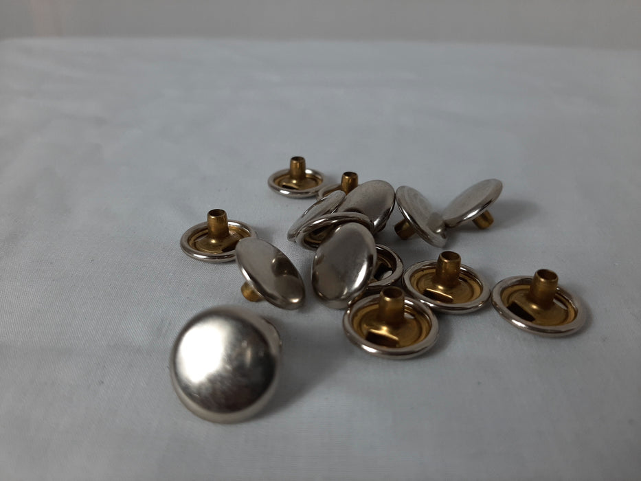 Fasteners (Snaps) Caps Brass Stainless 10128