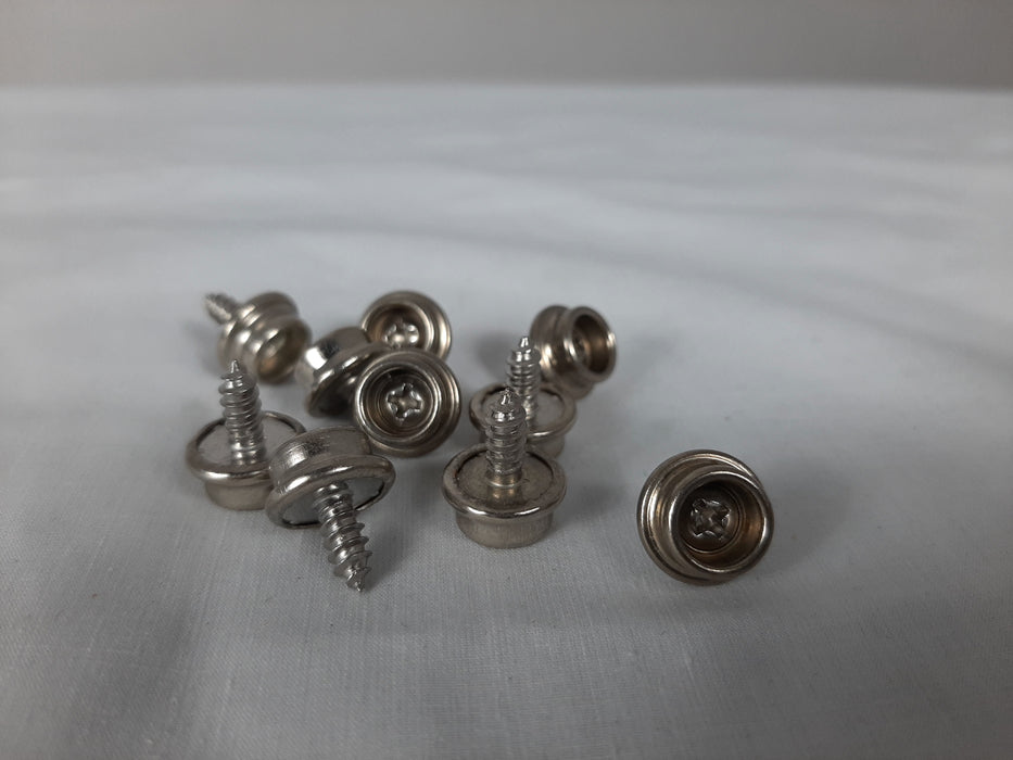 Fasteners (Snaps) Screw Stud Brass Stainless 10369 - 3/8"