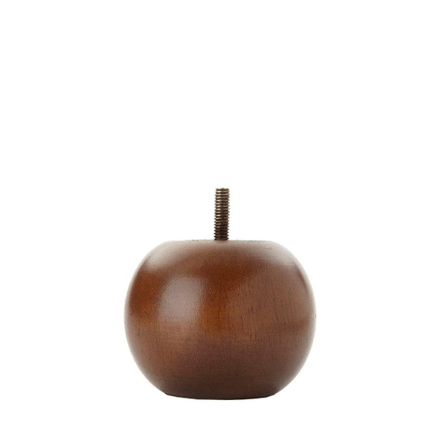 LB3035W Bun Furniture Legs Walnut Finish — Ronco Furniture