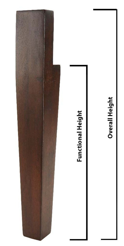 LL2014W Front Chair Legs Walnut Finish