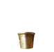Round Furniture Leg Caster Cups - Brushed Brass lwx1b