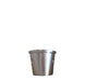 Round Furniture Leg Caster Cups - Brushed Nickel lwx1n